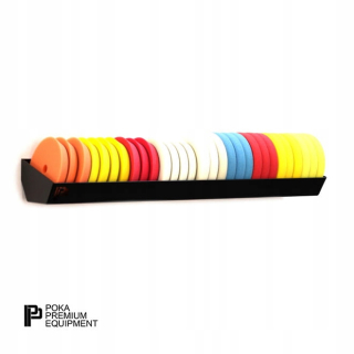 Držiak, hák na náradie - Poka prémiová polica pre podložky 83 mm-165 mm dĺžka 80 cm