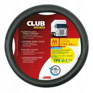 Poťah na volant - Tir Club Cover Cover Black 44-46 M Leather