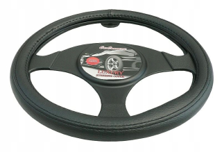 Poťah na volant - Black Ford Fiesta MK6 2002-2008 na volante.