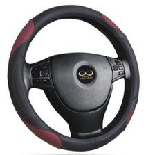Poťah na volant - Kryt pre volant 41-43 cm luxusný šedý 68553