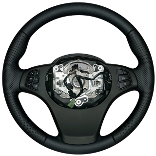 Poťah na volant - čierna a šedá obálka