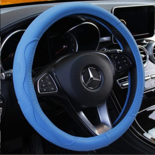 Poťah na volant - Elegantný modrý kryt volantu