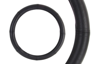 Poťah na volant - Kryt pre volant Wheels Prírodná koža 37-39 cm