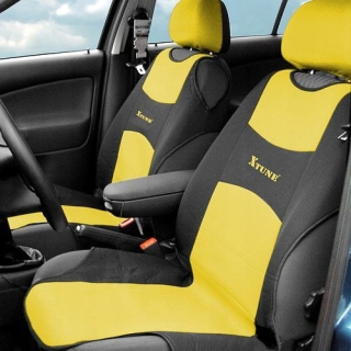 Autopoťahy - Predný kryt Triko - žltý, 2 ks