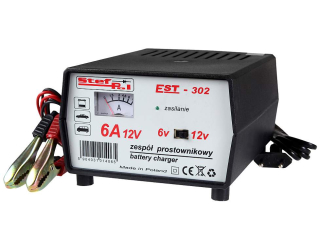 Klinový remeň kosačky - Poľský usmerňovač EST -302 6V 12V 6A 34 - 70 AH FV