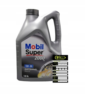 Semi -syntetický olej Mobil 2000 x1 5w30 5l