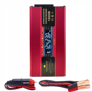 * 12V až 230 V DC-AC 1600W * napätie
