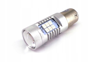 Žiarovky - PR21W LED Red BAW15S 12-24V CANBUS 2000LM