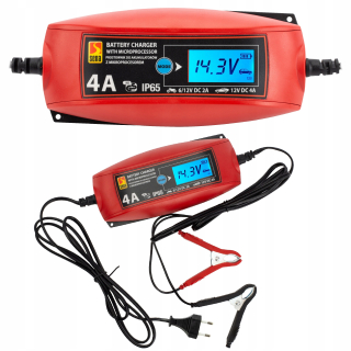 Klinový remeň kosačky - Automatický usmerňovač s funkciou opravy 12 V LCD