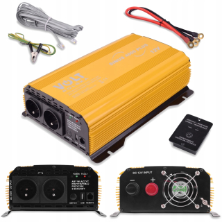 Napäťový menič do auta Sinus Plus 12V/230V 4000W Prevodník napätia