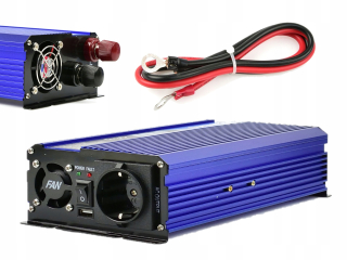 Prevodník napätia do auta 24V 230V 500W 1000W Sinus Current