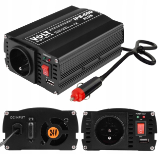 Invertor VOLT IPS 500 PLUS 24/230V USB 2A 350W