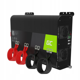 Prevodník napätia do auta GC 12V 230V 4000W Sinus