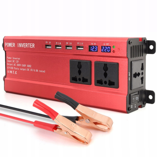 1600W 12V až 220V čistý sínusový menič