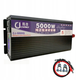 Konvertor do auta 24V 220V 5000 W prevodník automobilu