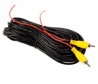 Cúvacie kamery - Kábel pre reverznú kameru 10 m cinch RCA M-M