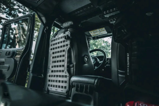 Kryty, chránič pre Off-road - Panel Molle na zadnej časti autosedačky Fury