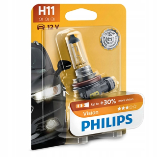 Žiarovky - Philips Bulb H11 Vision 55W +30% Viac svetla