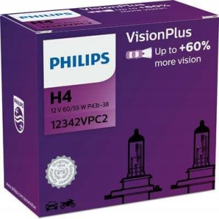 Žiarovky - Philips H4 12V/60/55 W Vision Car Žmnota