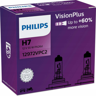 Žiarovky - Philips Bulbs H7 VisionPlus +60% viac svetla