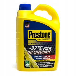 Prestone 4L -37C chladiče. Zmiešané pripravené