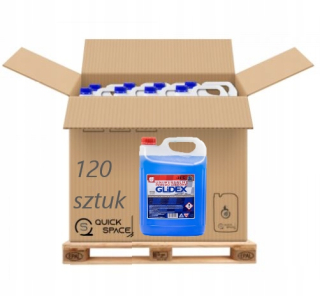 Glidex 5L x 120 Chladnička tekutiny modrá paleta