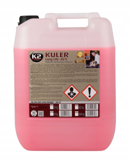 Tekutina pre chladničky K2 kuler -35 ° C červená 20 kg w40