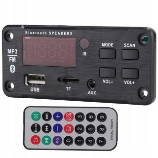 Dekódovanie dlaždíc 12V modul MP3 Bluetooth