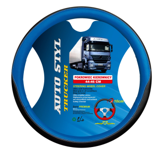Poťah na volant - Tir Blue - Black Tir Cover Cover 44-46