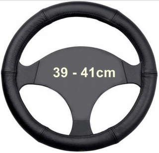 Poťah na volant - Kryt volantu 100% koža C- 39-41 cm