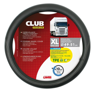 Poťah na volant - XL Club Premium kožený kryt volantu