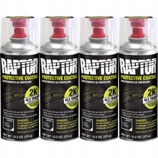 Ochranný povlak U-Pol Raptor 2K aerosol sprej 4x