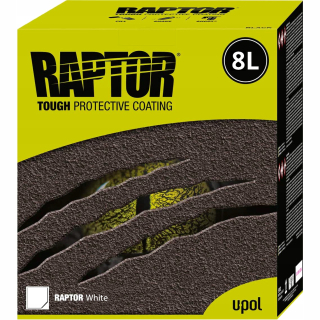Ochranná vrstva U-Pol Raptor White 8L Set