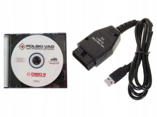 Testery diagnostické rozhranie - Poľské rozhranie programu VAG KKL OBD2 USB VW Skoda
