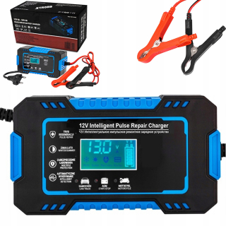 Klinový remeň kosačky - Usmerňovač automobilov LCD pre batérie 12 V 6A