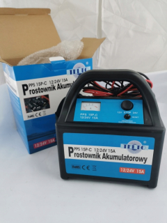 Klinový remeň kosačky - Telto PPS 15p-C 12/24V 15A usmerňovač
