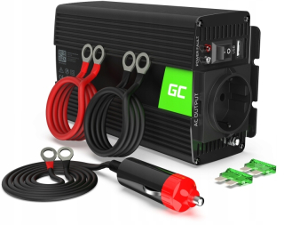 Konvertor napätia do auta - Green Cell Inv03de 12V prevodník na 230 V 500W