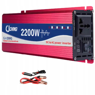 Auto Invertor 12V 230V 2200W CELÝ SINE
