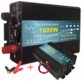 Prevodník napätia automobilu 12V 230V VŠETKY SINUS 1600W