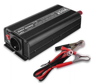 Invertor do auta 12V 230V 400W 4USB 12V 230V 400W 4USB12V 230V 400W 4USB Pure Sinus 500 1000 12 230 V Prevodník USB