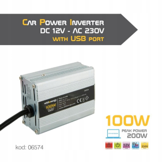 Konvertor do auta 12V 230V 100W /200 W Kvalita