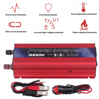 Solárny menič Sínusový menič 3000W 220V