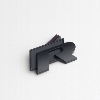 R Line VW Emblem Stamp pre rline kovový čierny