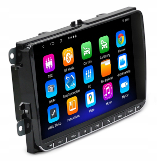 Rádio 2Din Android 11 VW Passat B6 B7 Golf Skoda