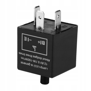 Naviják na offroad - Nastaviteľné blikajúce relé LED 12 V 3PIN