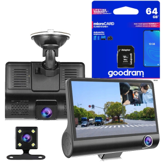Hnacím rekordérom 3 fotoaparáty +zadná kamera FullHD +64 GB