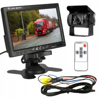 Cúvacie kamery - Monitor LED registra fotoaparátu autobusov
