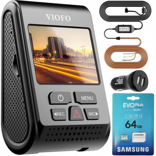 Vioofo A119 V3 Recorder +Power Adapter +64 GB