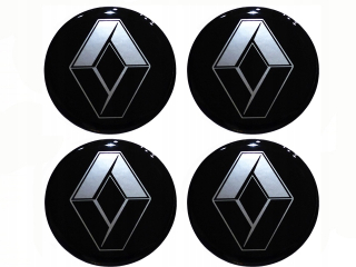 Renault 90 mm emblémy nálepky Kolpaki Alu Rims