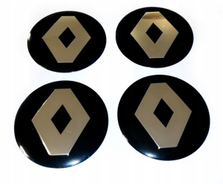 Logo Renault 4x STRACTIS EMBLEM 56 mm hliník